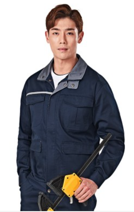TB-791J / TB-791P  소재POLYESTER 65%, COTTON 35% 사이즈	상의 : M , L , XL , 2XL , 3XL , 4XL 하의 : 28 , 30 , 32 , 34 , 36 , 38 , 40 색상	NAVY (네이비) 특징	정전기 차폐원단,YKK 지퍼 사용