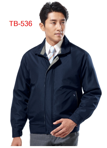 TB-536, 폴리에스터100%, 프라다원단, 정전기차패 안감, YKK지퍼, 색상 네이비