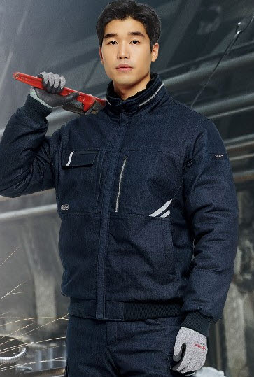 TB-475 J/P 스판청지, J/P상하작업봇, 면81%, 폴리17%, 스판2%, 청지스판 원단, 스판2%, 신축성, 내구성, 보온성, 마이크로 패딩, 야간식별, 하의 35200원