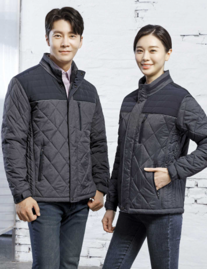 WM–J1601 안전성과 패션 감각을 가미한 야광 테이프 파이핑 처리.카라 내부 보온성, 착용감이 좋은 기모 원단 사용, FABRIC  NYLON 55% POLYESTER 45% COLOR  NAVY (메란지) SIZE  M, L, XL, 2XL, 3XL, 4XL