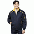 WM–J1305 카라 내부에 보온성 좋은 폴라폴리스처리 손목 시보리 형태  POLYESTER 65% RAYON 35%(TR) COLOR  NAVY / YELLOW SIZE  M, L, XL, 2XL, 3XL, 4XL