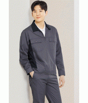 UBS 3011	UBS 3012 POLYESTER 65%, COTTON 35%, 상의 GREY Size: M / L / XL / 2XL / 3XL / 4XL,POLYESTER 65%, COTTON 35%, 하의 GREY Size: 28~40