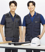 SM–V2303, SM-V2302, 더위를 벗고 시원함을 입자 가볍고,시원하고 상쾌한 망사 조끼 NYLON 100% COLOR DARK GREY / BLACK SIZE  M, L, XL, 2XL, 3XL, 4XL