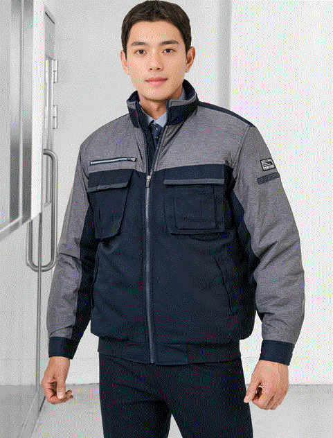 MT2782, 네이비, 폴리65%,나이론35%, 멜란지폴리!00%, 허리 시보리밴드, 가슴다용도 주머니,사이즈 90~120