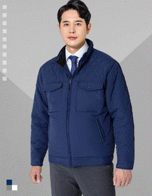 MT 2625, 네이비, 폴리100%,발열원단, 옆 주머니 지퍼, 방한라이텍스, 사이즈 90~120