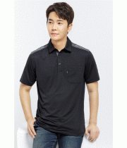 TS - 2502,Fabric POLYESTER 100%  Color BLACK / GRAY  Size M, L, XL, 2XL, 3XL, 4XL  1) 신축성,통기성이 좋은 티셔츠 소재 2) 어깨 부분과 단작 내부 배색 처리 3) 어깨 배색 부분 좌,우 야광 전사 처리로 안전성 부여
