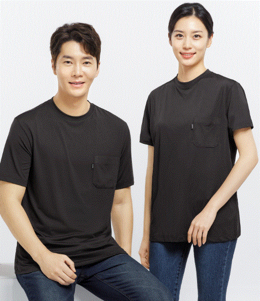 TS-2505,Fabric POLYESTER 100% (싱글)  Color BLACK  Size M, L, XL, 2XL, 3XL, 4XL, 라운드 기본 티셔츠