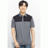 TS-2501, POLYESTER 100% (싱글스판)  Color GRAY(메란지) / BLACK  Size M, L, XL, 2XL, 3XL, 4XL  1) 신축성,통기성이 뛰어난 티셔츠 소재 2) 블랙 배색 스타일 3) 단작 내부에 3색 직조 테이프 포인트