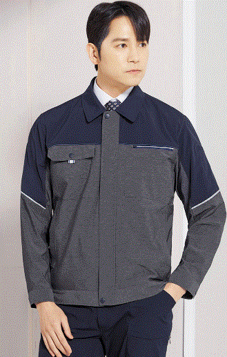 UBS227 NYLON 70%, POLYESTER 20%, POLYURETHANE 10% GREY/NAVY Size: S / M / L / XL / 2XL / 3XL / 4XL