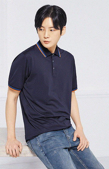 T52 POLYESTER 93%, POLYURETHANE 7%, 폴리 스판 NAVY Size: S / M / L / XL / 2XL / 3XL / 4XL