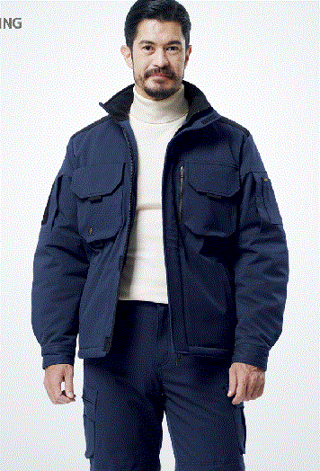 TB-329J/P, 제전 패딩 상하복,  소재,POLYESTER 100% (Anti-Static 도전사 함유) 사이즈, 90 , 95 , 100 , 105 , 110 , 115 , 120 색상	NAVY, 하의 57200원