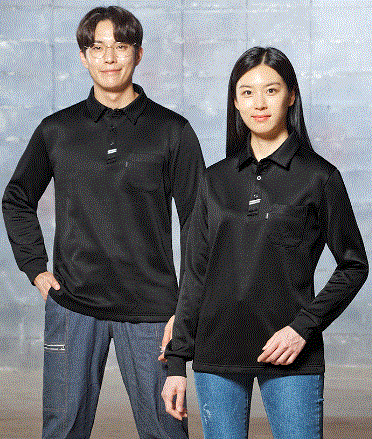 WM - TS6401 야광전사 처리로 안정성 강조  Fabric POLYESTER 100%(기모원단)  Color BLACK  Size M, L, XL, 2XL, 3XL, 4XL