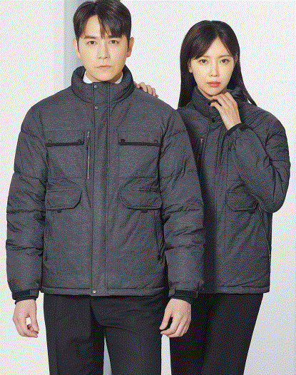 UBS 2318,  POLYESTER 100%, 충전재 볼패딩 MELANGE GREY Size: S / M / L / XL / 2XL / 3XL / 4XL