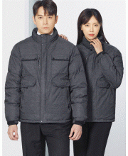 UBS 2318,  POLYESTER 100%, 충전재 볼패딩 MELANGE GREY Size: S / M / L / XL / 2XL / 3XL / 4XL