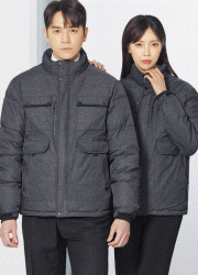 UBS 2318,  POLYESTER 100%, 충전재 볼패딩 MELANGE GREY Size: S / M / L / XL / 2XL / 3XL / 4XL