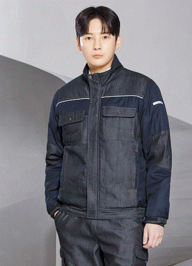 UBS 3205 COTTON 79% POLYESTER 21%, 상의 BLACK DENIM Size: M / L / XL / 2XL / 3XL / 4XL