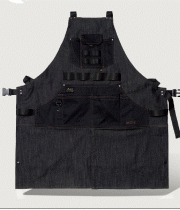 TBS-9001 (방염 앞치마) 소재 FR난연 데님 COTTON 100% 사이즈 L, XL 색상 DARK GREY 원단 카본사 제전 원단 특징 제전 기능 특징2	정전기 차단 제품 충전재 none