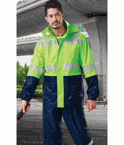 TBS-5001J / 5001P 소재 POLYESTER 100% 사이즈 상하의 세트 : L/29-31 , XL/31-33 , 2XL/33-35 , 3XL/35-57, 4XL/37-39 색상	F.YELLOW(형광 노랑) 특징1	내수압 20,000mm 이상 특징2 EN ISO 20471(유럽 규격)에 적합한 반사띠 사용 특징3 벤틸레이션 처리(통풍 용이)