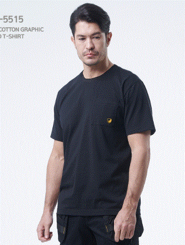 TBS-5515, COTTON 56%, POLYESTER 38%, SPAN 6% 사이즈, S, M , L , XL , 2XL , 3XL , 4XL, 5XL 색상	BLACK 충전재	none