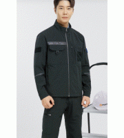 SM-J2602 下. SM-P2602 신축성,안전성,활동성, 내구성이 뛰어난 워크웨어.  Fabric NYLON 52%, RAYON 38%, SPAN(PU) 10%  Color DARK GREY  Size M, L, XL, 2XL, 3XL, 4XL