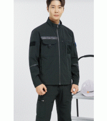 SM-J2602 下. SM-P2602 신축성,안전성,활동성, 내구성이 뛰어난 워크웨어.  Fabric NYLON 52%, RAYON 38%, SPAN(PU) 10%  Color DARK GREY  Size M, L, XL, 2XL, 3XL, 4XL