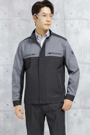 SM-J2202 下. SM-P2202 상,하의 스판 워크웨어  Fabric NYLON 72% POLYESTER 20% SPAN(PU) 8%  Color DARK GRAY (메란지)  Size 上: M, L, XL, 2XL, 3XL, 4XL 下: 28, 30, 32, 34, 36, 38, 40, 42 inch