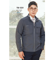 TB-1231 소재	NYLON 88%, SPAN 12% 사이즈	M , L , XL , 2XL , 3XL , 4XL 색상	GREY (그레이) 특징	YKK 파카링방지 지퍼 사용 / 홑겹타입 점퍼