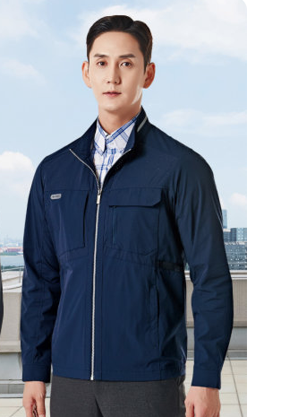 TB-1232 소재	NYLON 88%, SPAN 12% 사이즈	M , L , XL , 2XL , 3XL , 4XL 색상	NAVY (네이비) 특징	YKK 파카링방지 지퍼 사용 / 홑겹타입 점퍼