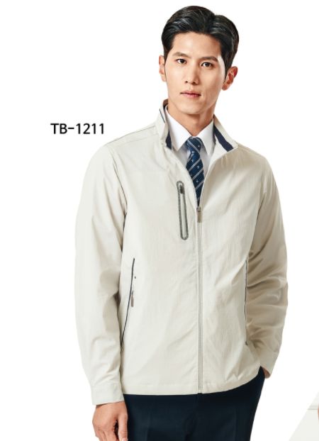 TB-1211 소재	NYLON 78%, POLYESTER 14%, SPAN 8% 사이즈	M , L , XL , 2XL , 3XL , 4XL 색상	IVORY (아이보리) 원단	아스킨(냉감소재) / 국내 고급원단 사용 특징	YKK 지퍼 사용