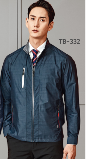 TB-332 소재	NYLON 62%, POLYESTER 38% 사이즈	M , L , XL , 2XL , 3XL , 4XL 색상	NAVY (네이비) 원단	국내 고급원단 사용 특징	YKK 지퍼 사용