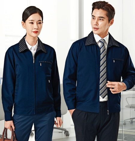 TB-161 소재	POLYESTER 65%, RAYON 35% 사이즈	M , L , XL , 2XL , 3XL , 4XL 색상	NAVY (네이비) 원단	TAK원단 사용 / T/R 트로피컬 특징	YKK 지퍼 사용