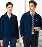 TB-161 소재	POLYESTER 65%, RAYON 35% 사이즈	M , L , XL , 2XL , 3XL , 4XL 색상	NAVY (네이비) 원단	TAK원단 사용 / T/R 트로피컬 특징	YKK 지퍼 사용