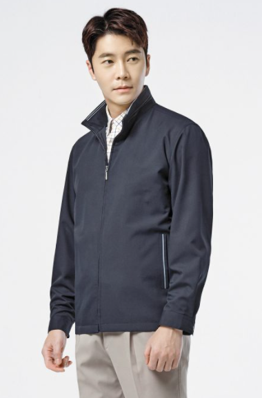 SM–J902 가볍고 통풍성이 좋은 소재를 사용하여 편안한 착용감을 제공하는 점퍼,  FABRIC POLYESTER 100% COLOR NAVY SIZE M,L,XL,2XL,3XL,4XL