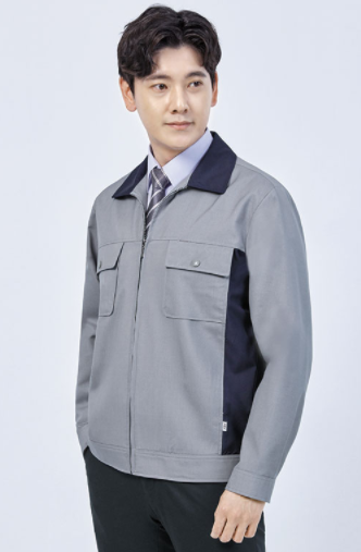 ACE-04, FABRIC : POLYESTER 65% RAYON 35% (T/R TROPICAL) COLOR : GREY + NAVY, SIZE: S(90), M(95), L(100), XL(105), XXL(110), XXXL(115)