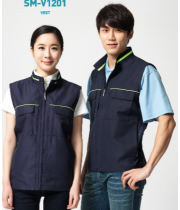 SM – V1201 시원한 색상과 매시소재가 깔끔한 배색으로 더욱 스타일리시한 모습을 연출     FABRIC  POLYESTER 100% COLOR  NAVY SIZE  M, L, XL, 2XL, 3XL, 4XL