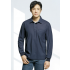 TS–1901, FABRIC POLYESTER 100% COLOR NAVY SIZE M, L, XL, 2XL, 3XL, 4XL  COOLON 수분이 빨리 흡수되고, 신속하게 건조 되도록 설계된 쿨론의 상쾌한 소재