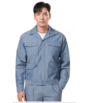 TB-55-1J / TB-55P,	TB-55-1J / TB-55P 소재	POLYESTER 65%, RAYON 35% 사이즈	상의 : M , L , XL , 2XL , 3XL , 4XL 하의 : 28 , 30 , 32 , 34 , 36 , 38 , 40 색상	BLUE (블루) 원단	썬크로스 특징	앞지퍼 스타일