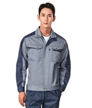 TB-26J / TB-26P, TB-26J / TB-26P 소재	POLYESTER 65%, COTTON 35% 사이즈	상의 : M , L , XL , 2XL , 3XL , 4XL 하의 : 28 , 30 , 32 , 34 , 36 , 38 , 40 색상	GREY (그레이) 특징	T/C,YKK 지퍼 사용