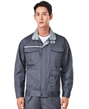 TB-790J / TB-790P, 	TB-790J / TB-790P 소재	POLYESTER 65%, COTTON 35% 사이즈	상의 : M , L , XL , 2XL , 3XL , 4XL 하의 : 28 , 30 , 32 , 34 , 36 , 38 , 40 색상	GREY (그레이) 특징	정전기 차폐원단,YKK 지퍼 사용