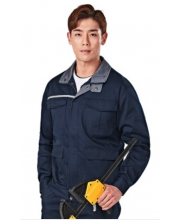 TB-791J / TB-791P  소재POLYESTER 65%, COTTON 35% 사이즈	상의 : M , L , XL , 2XL , 3XL , 4XL 하의 : 28 , 30 , 32 , 34 , 36 , 38 , 40 색상	NAVY (네이비) 특징	정전기 차폐원단,YKK 지퍼 사용