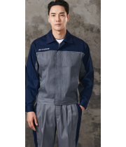 TB-720J / TB-720P 소재	POLYESTER 65%, COTTON 35% 사이즈	상의 : M , L , XL , 2XL , 3XL , 4XL 하의 : 28 , 30 , 32 , 34 , 36 , 38 , 40 색상	GREY/NAVY (그레이/네이비) 특징	하의 밑단 벨크로 비죠 / YKK 지퍼 사용