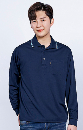 TL1	  POLYESTER 100% 국내산 원단, 긴팔 NAVY Size: S / M / L / XL / 2XL / 3XL / 4XL