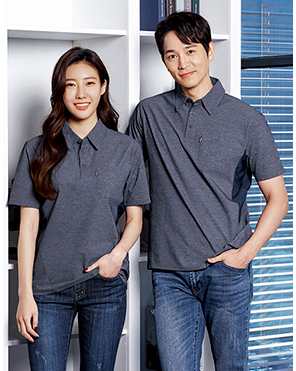 T 34	  POLYESTER 100% 국내산 원단 MELRANGE GREY Size: S / M / L / XL / 2XL / 3XL / 4XL