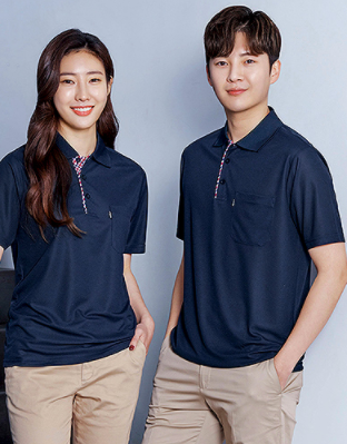 T 24	  POLYESTER 100% 국내산 원단 NAVY Size: S / M / L / XL / 2XL / 3XL / 4XL