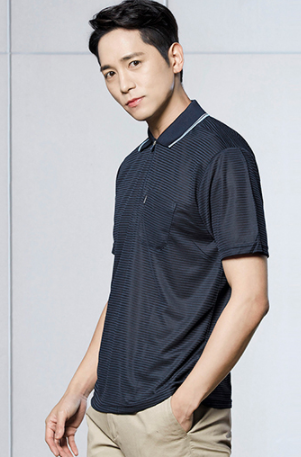 T11	  POLYESTER 100% 스트라이프, 국내산 원단 NAVY Size: S / M / L / XL / 2XL / 3XL / 4XL