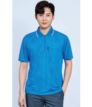 T12	  POLYESTER 100% 스트라이프, 국내산 원단 BLUE Size: S / M / L / XL / 2XL / 3XL / 4XL