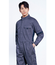 UBS 6030	  POLYESTER 65%, COTTON 35% 상의, 하의 일체형 GREY Size: M / L / XL / 2XL / 3XL / 4XL