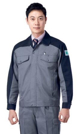 KSK 505 (긴팔 반팔 선택)  제품소재  POLYESTER 65% RAYON 35%  특징  T/R 개버딘  2가지색상 바지 타입 KP505 회색 & KP505-1 곤색