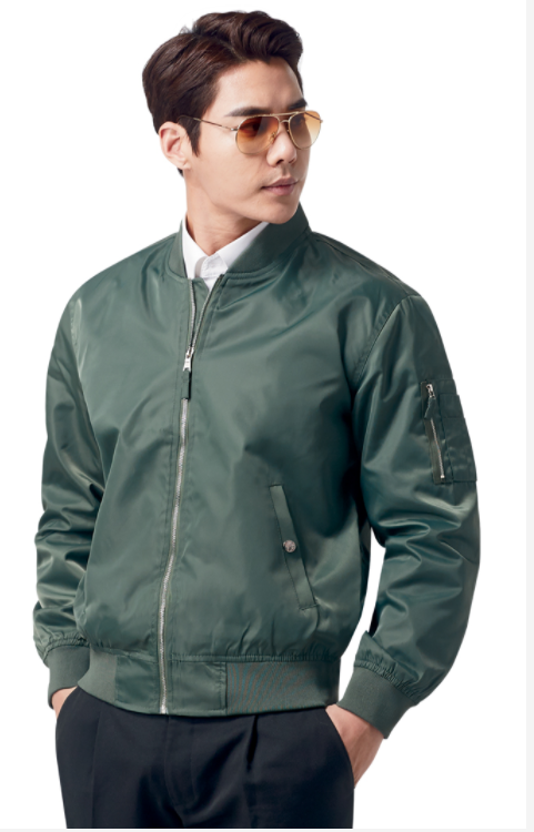 KSK30  제품소재  POLYESTER ,밀도 210  특징  항공원단  바람막이  사이즈  M/L/XL/2XL/3XL