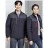 WM-J1701(점퍼), FABRIC : POLYESTER 82% COTTON 17% D (도전사), COLOR : NAVY, SIZE : M, L, XL, 2XL, 3XL, 정전기 방지원단